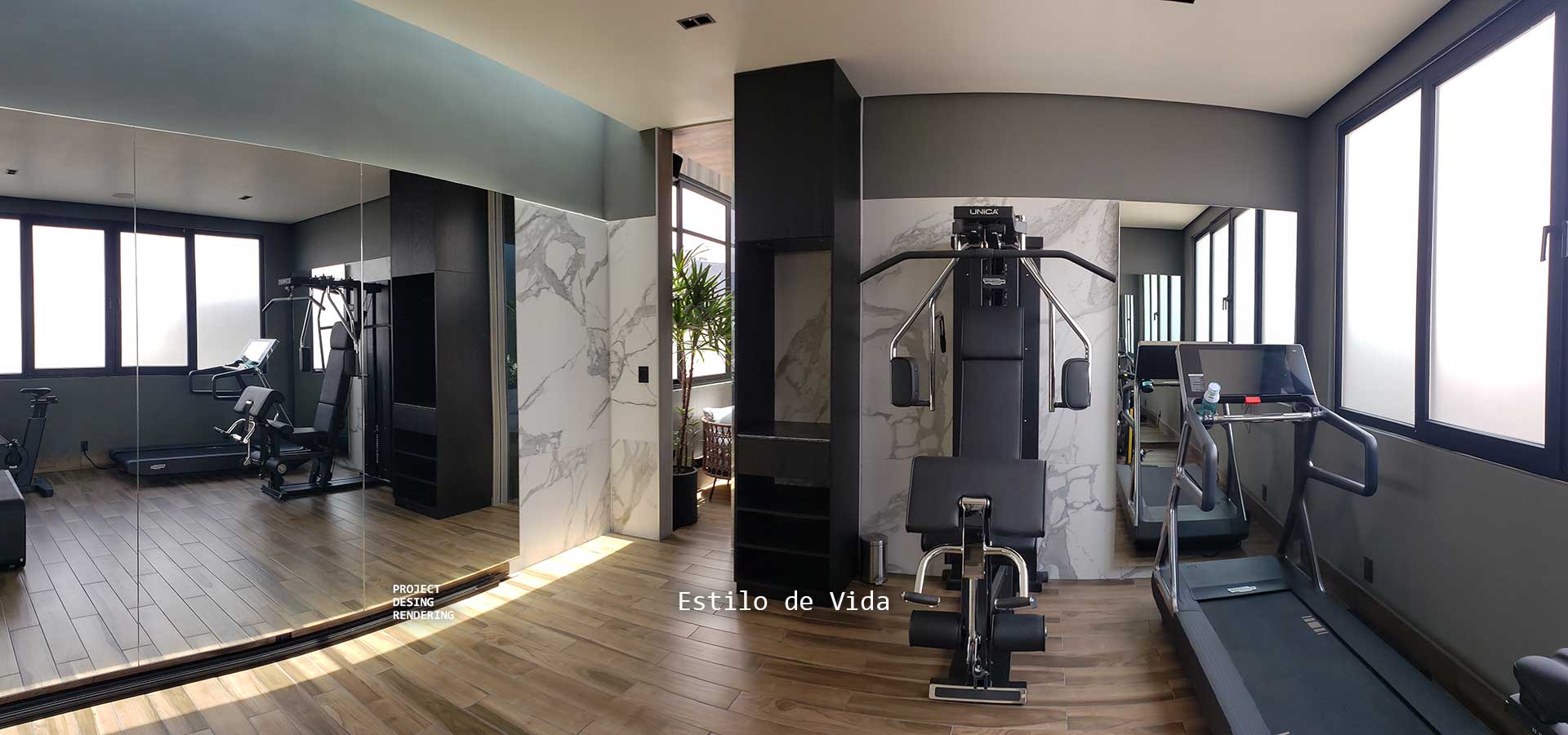 Diseño y construcción de gimnasio en CDMX