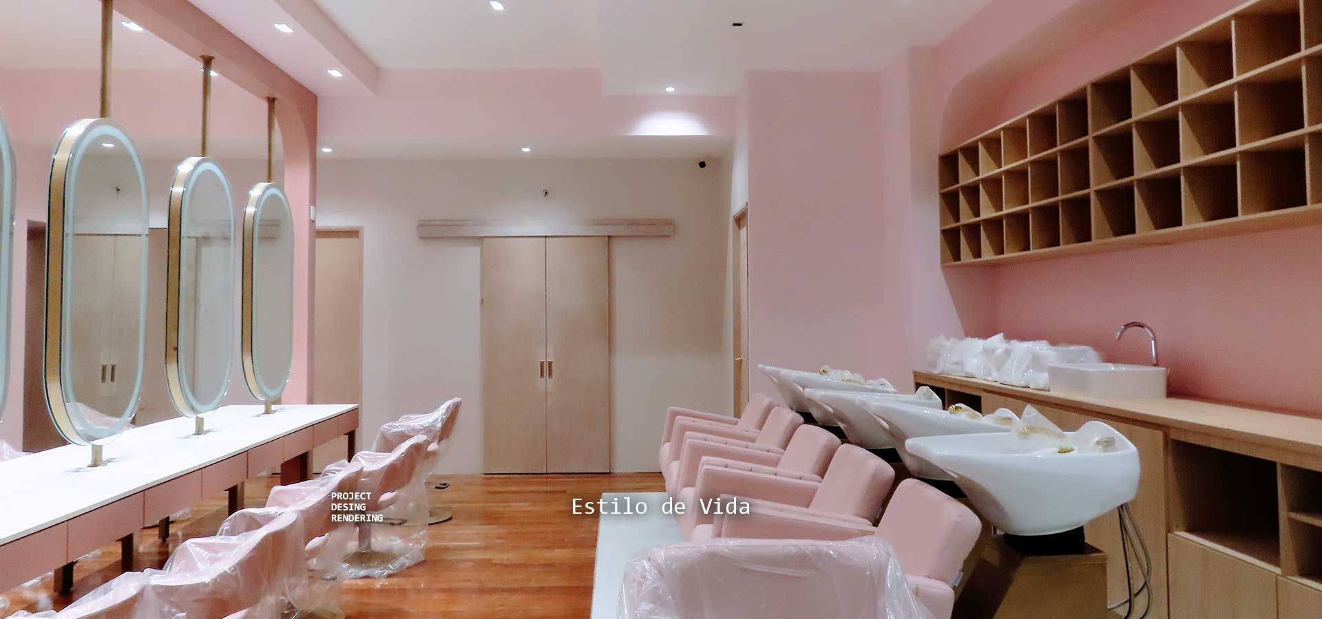Diseño y ejecución de salón de belleza Andrea Aragón